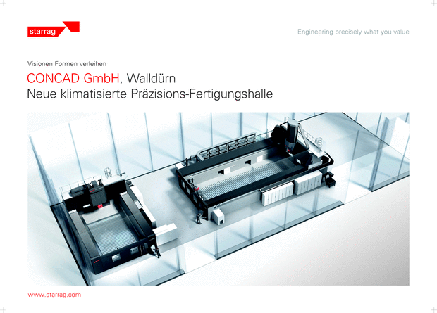 Klimatisierte Präzisions-Fertigungshalle